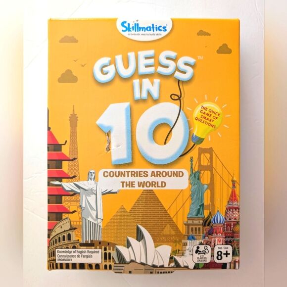Guess In 10 Countries Around The World Game Skillmatics Educational - Picture 1 of 7